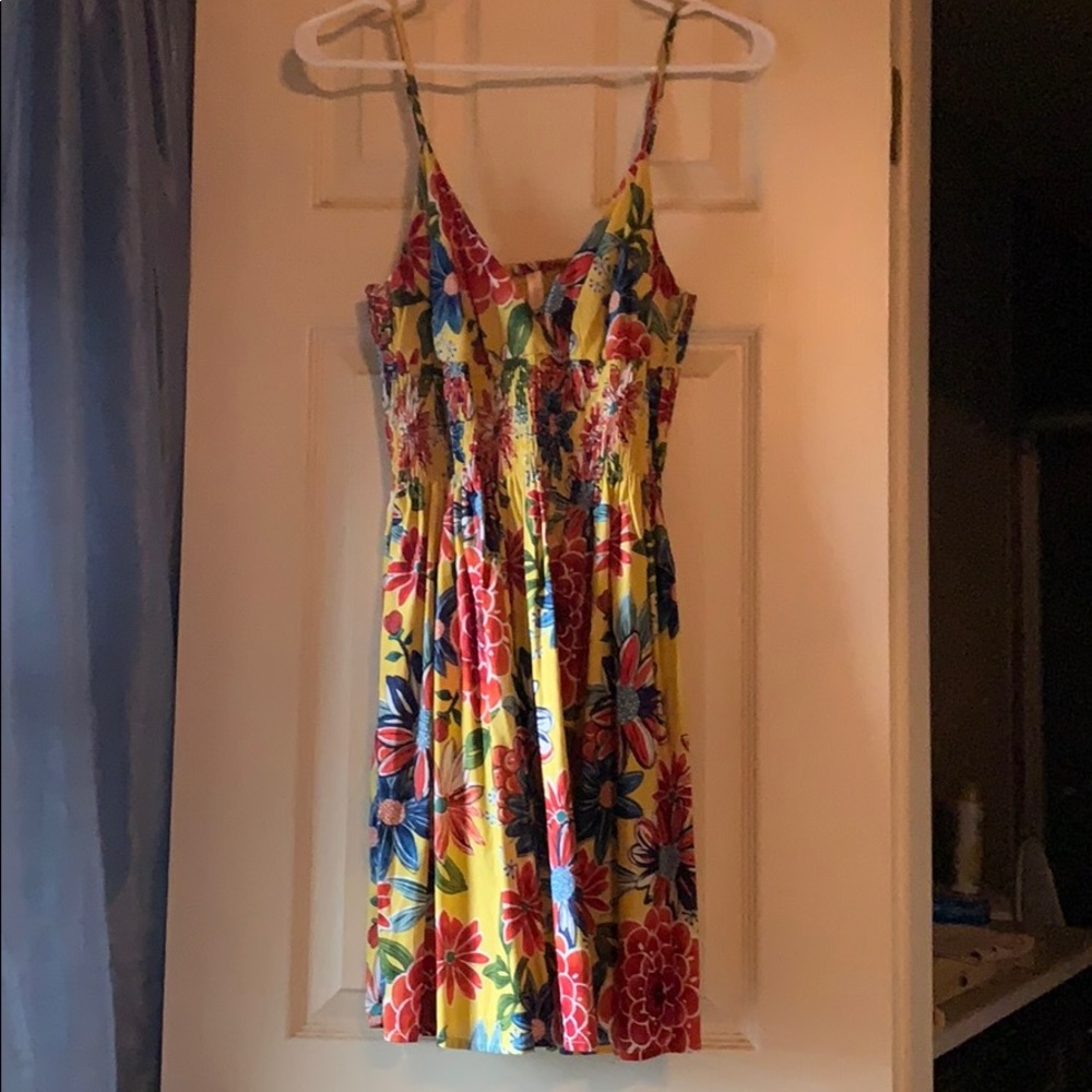 Xhilaration Yellow Summer mini dress